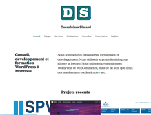 Tablet Screenshot of desaulniers-simard.com